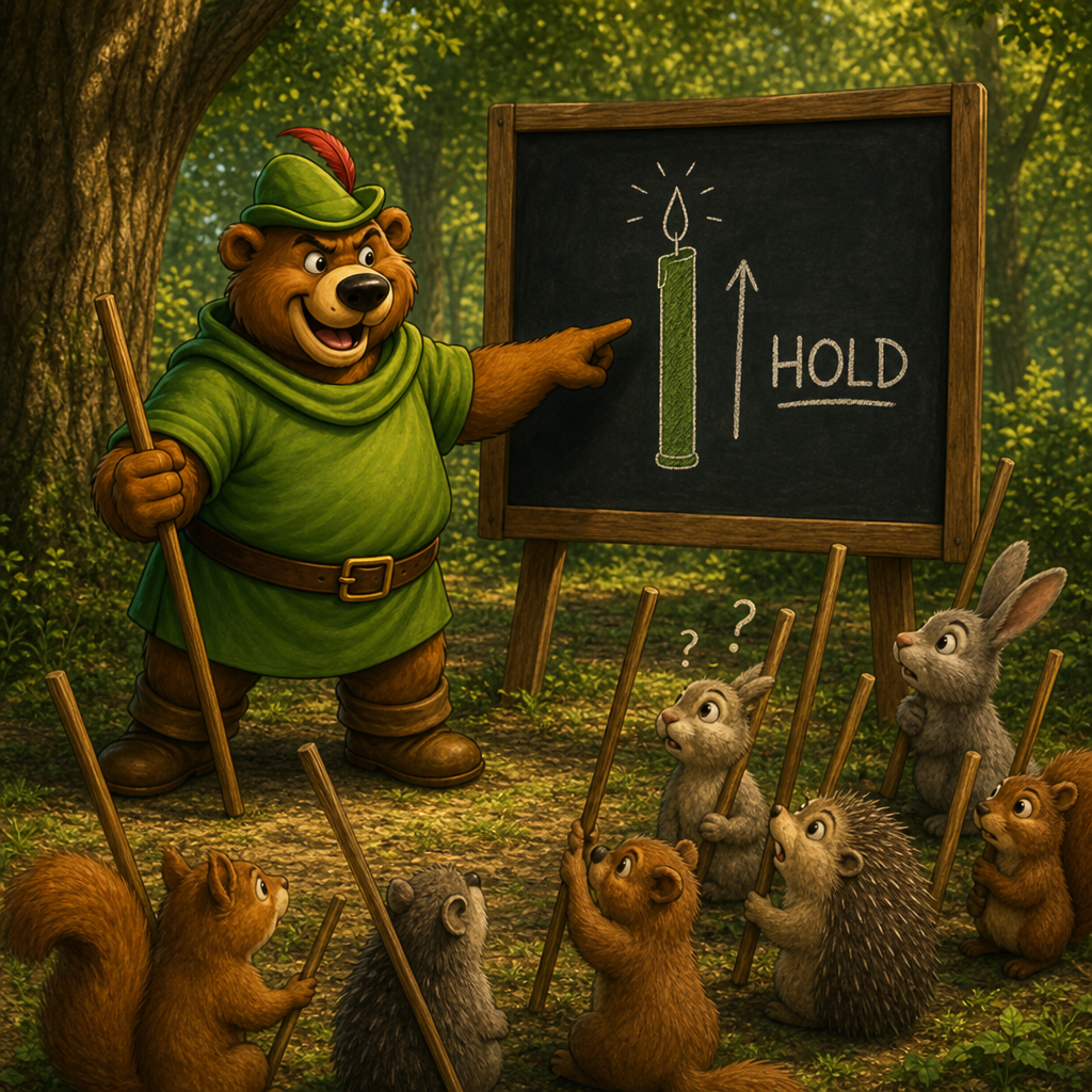 Little John teaching diamond hands